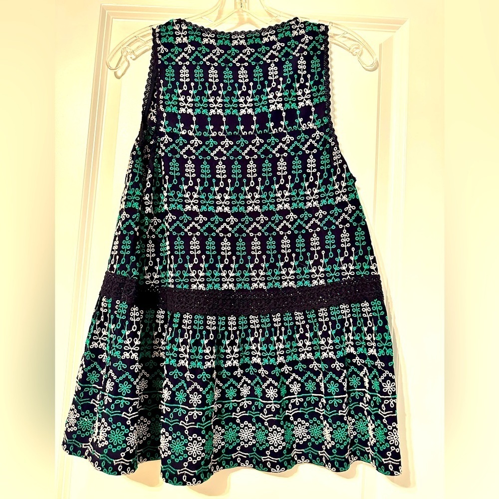 NWOT- Anthropologie Maeve Embroidered Peplum Top - Picture 5 of 6